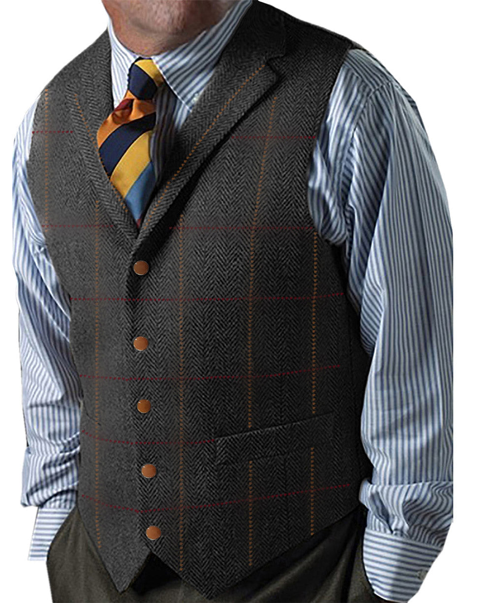 Notched lapel waistcoat hotsell