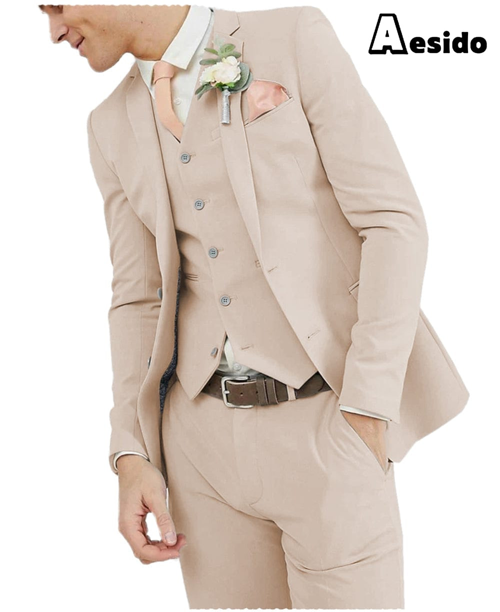 Mens suit vest and on sale pants