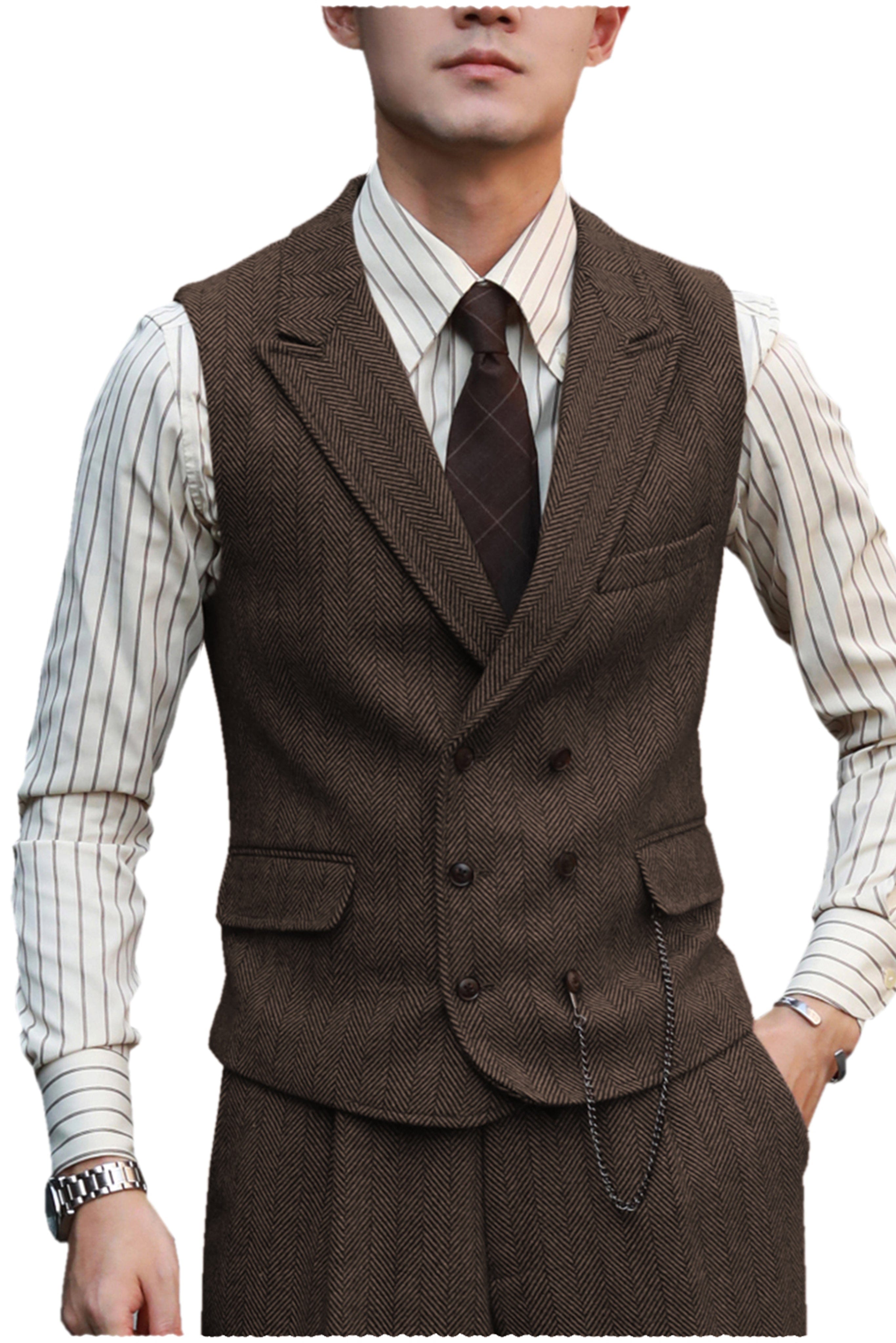Tweed Waistcoat and Pants - Tweed Suit - He Spoke Style | Mens fashion suits,  Mens outfits, Mens fashion classic