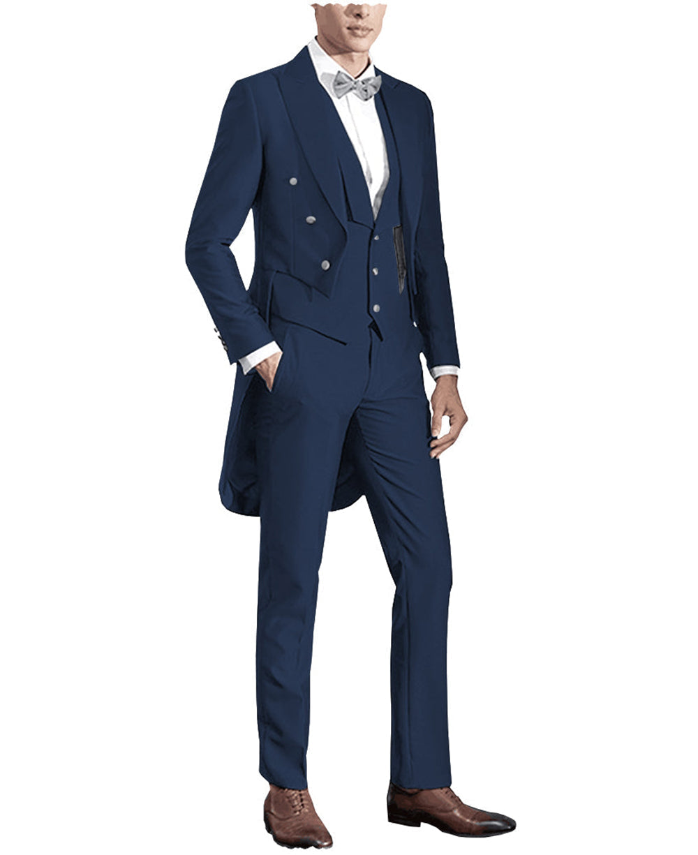 Classic Navy Black Solid Tr Fabric Men`S Blazer Jacket Vest Pants Business  Suits - China Clothing Factory and Business Suit price | Made-in-China.com