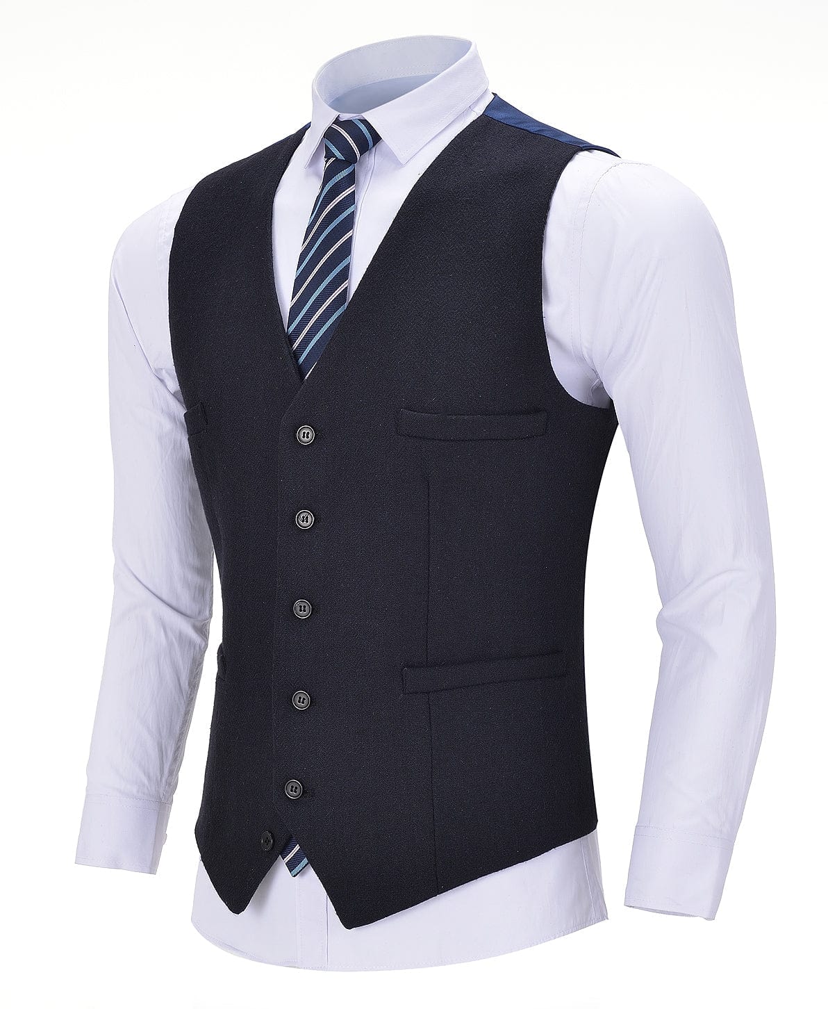 Black 2024 formal waistcoat