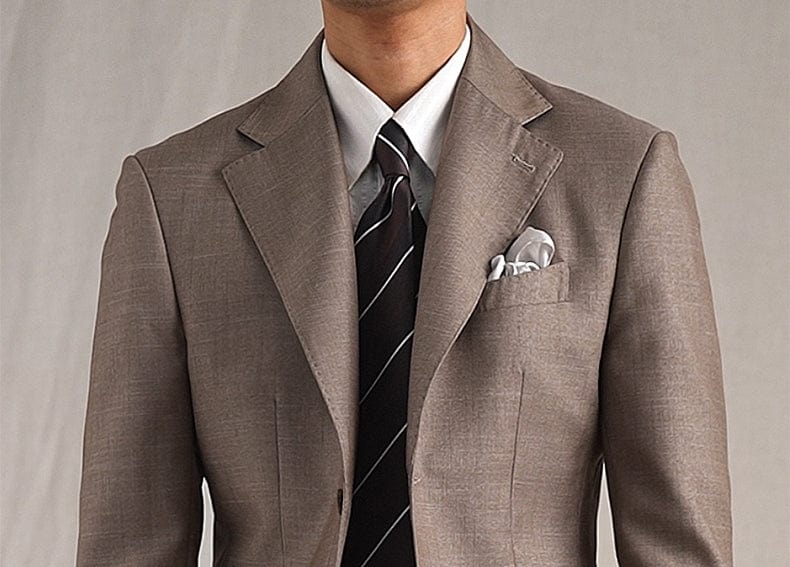 aesido Grey 2 Piece Notch Lapel Double Button Business Casual Men's Suit