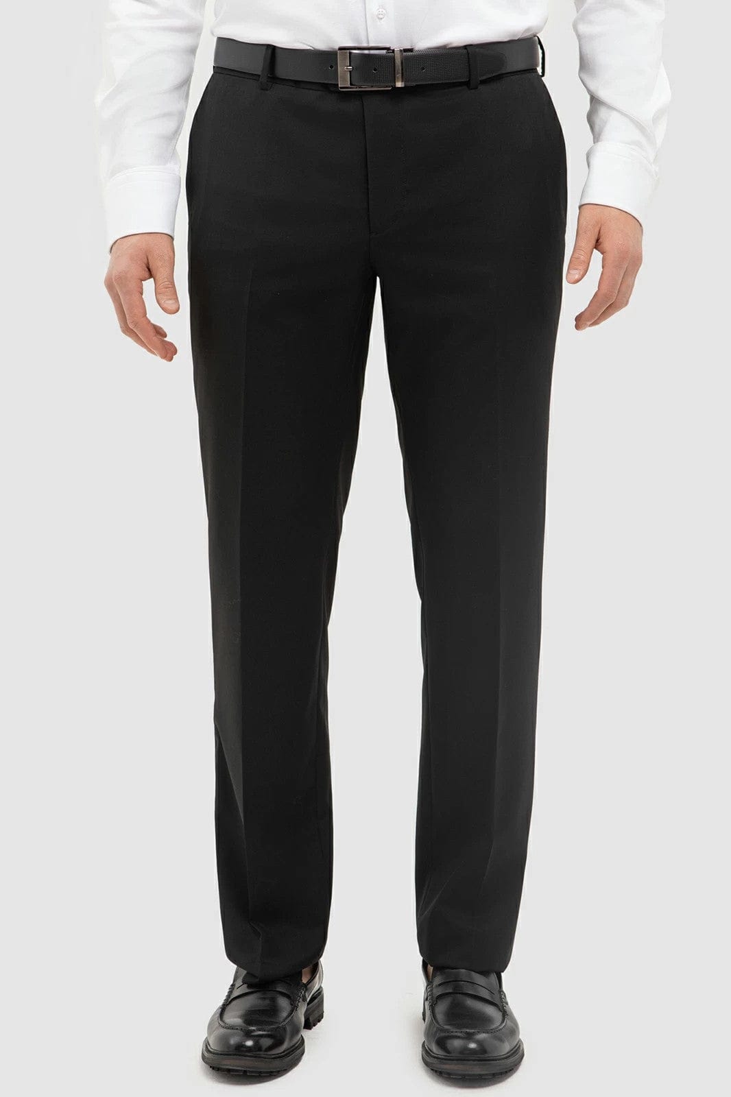 aesido Men's Black Business Casual Pants