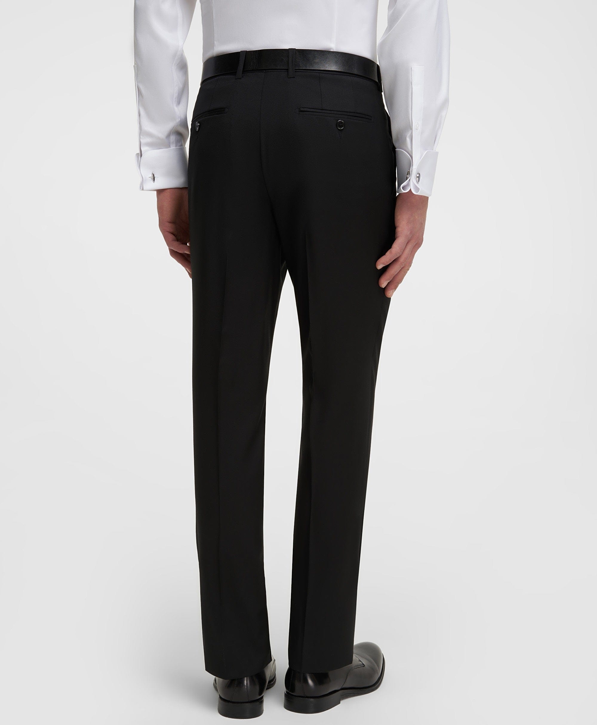 aesido Men's Business Casual Black Pants