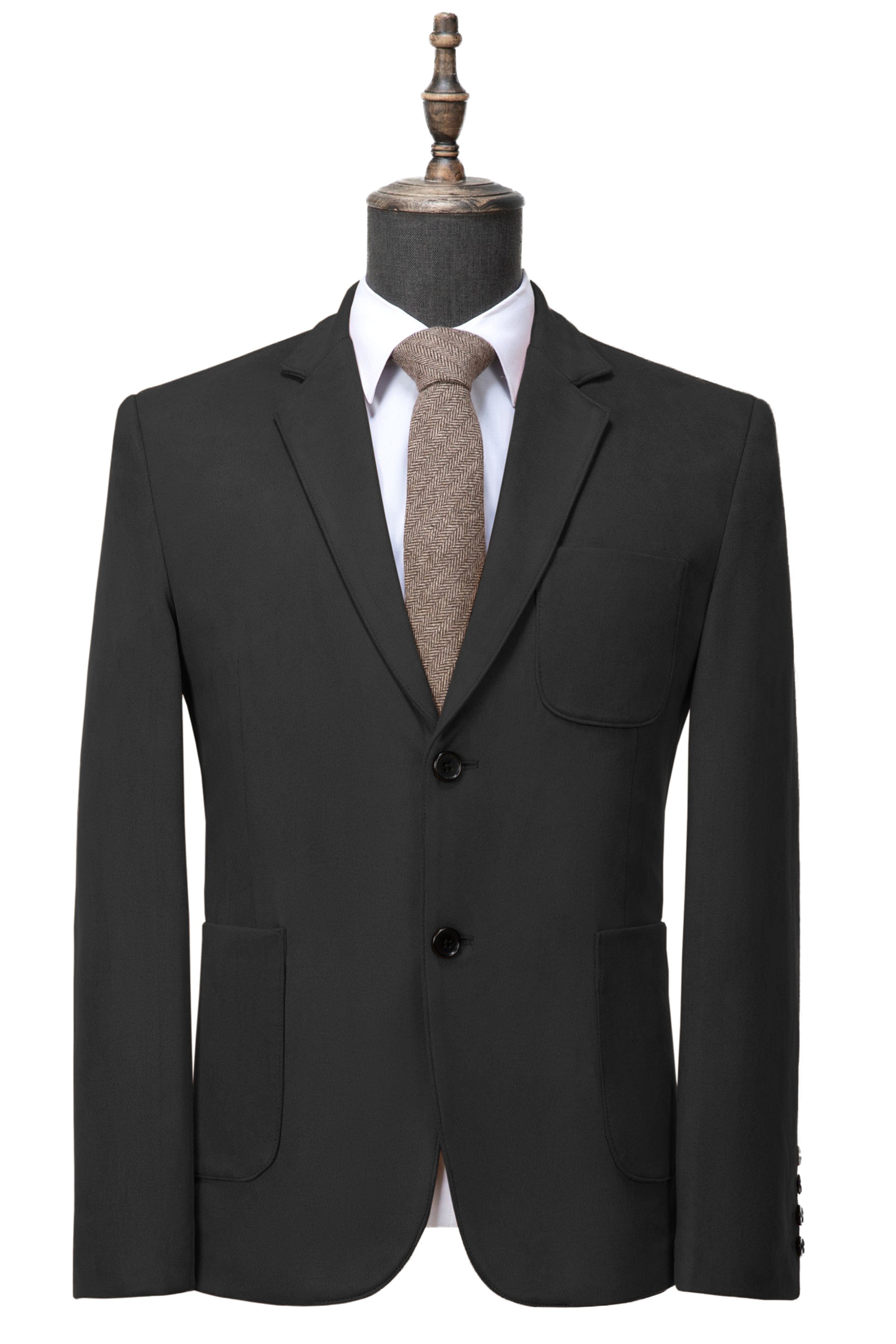 aesido Men's Business Casual Notch Lapel Blazer