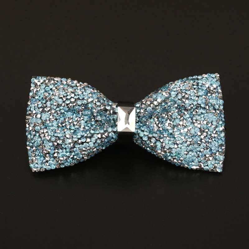 aesido Men's Business Wedding Groom Diamond Bow Tie