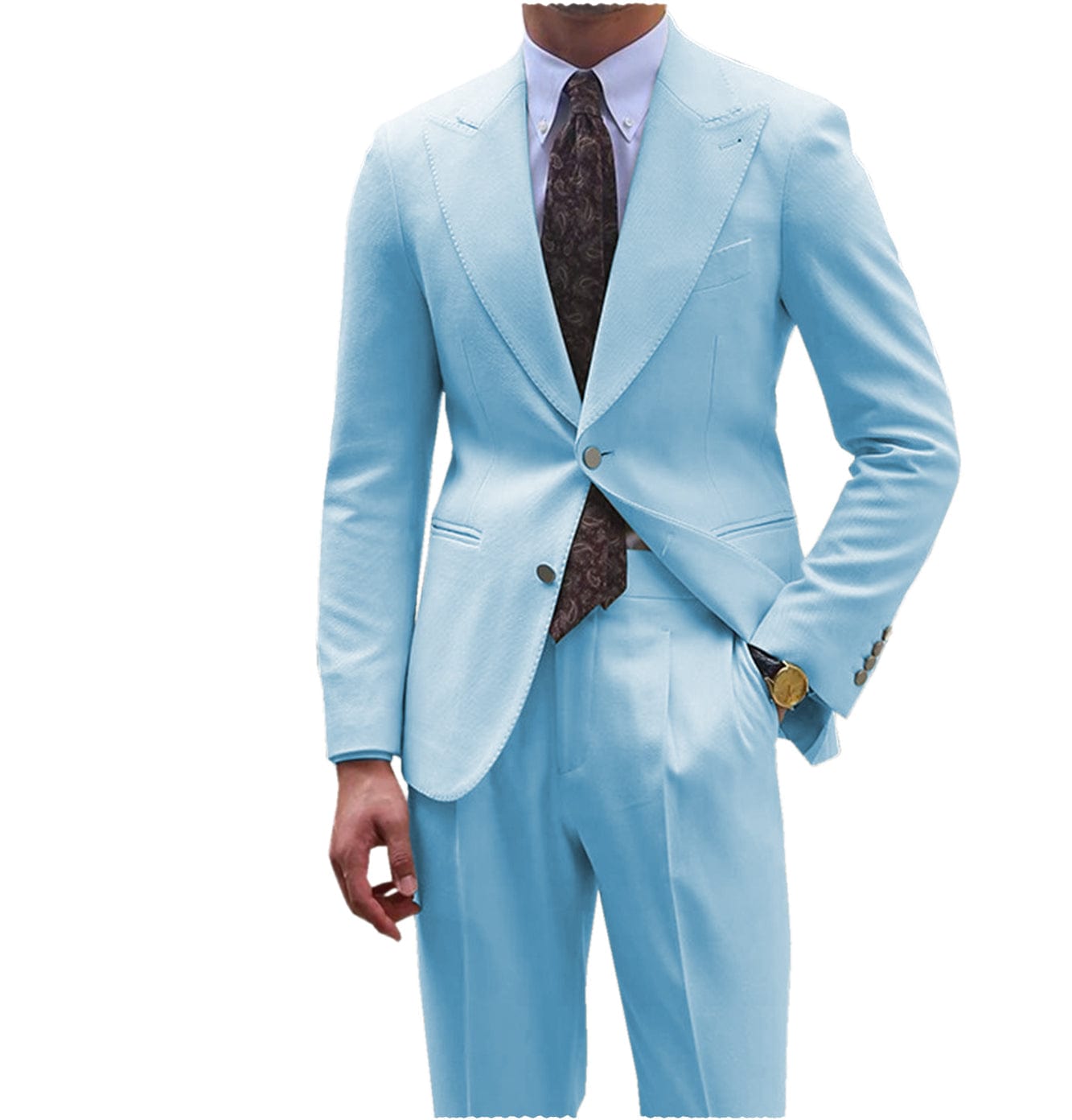 Light blue 2024 blazer and pants